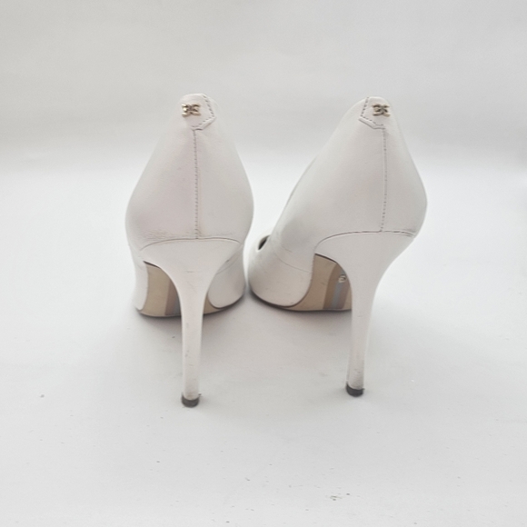 Sam Edelman Hazel Pointed Toe Pump Ivory Size 8.5 - Picture 3 of 13